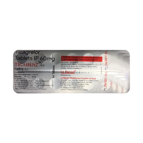 TICAHENZ 60 Tablet 14's