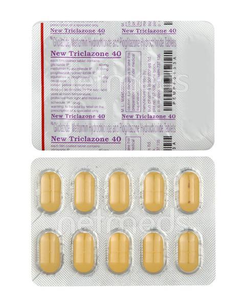 NEW Triclazone 40mg Tablet 10'S