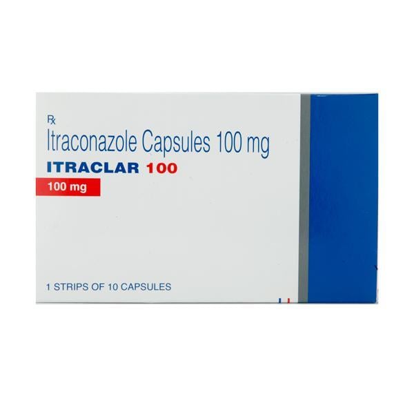 Itraclar 100mg Capsule 10'S