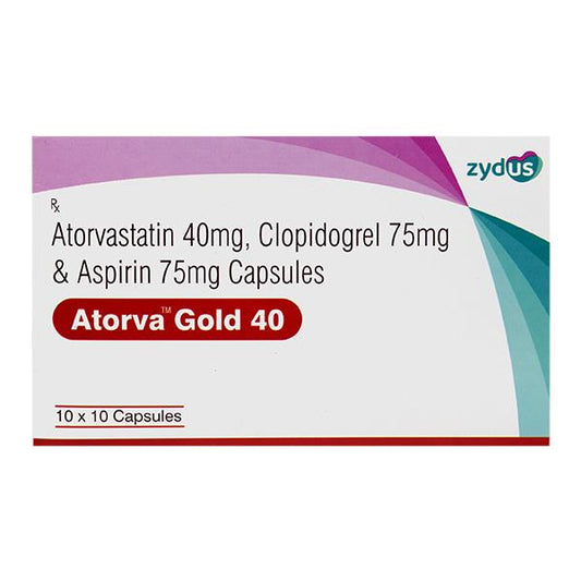 ATORVA GOLD 40 Capsule 10's