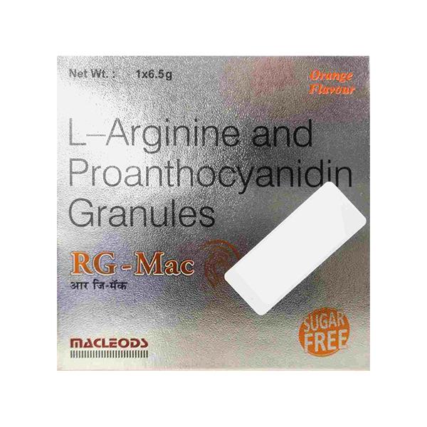 RG MAC ORANGE FLAVOUR SUGAR FREE Granules 6.5g