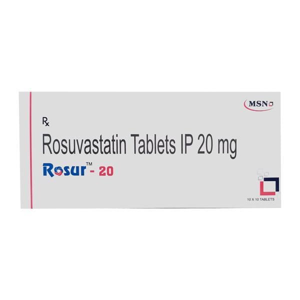 Rosur 20mg Tablet 10'S