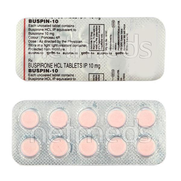 Buspin 10mg Tablet 10'S