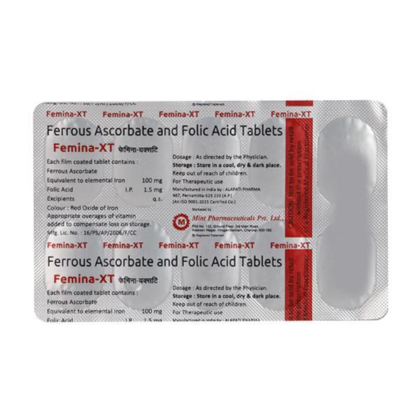 Femina XT Tablet 10'S