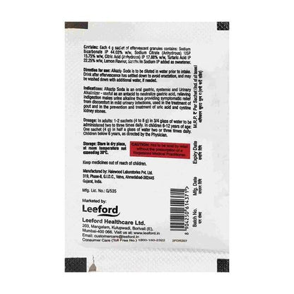 ALKAZIP SODA 4gm