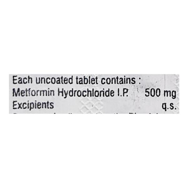 MET DM 500mg Tablet 10'S