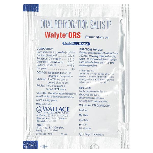 Walyte Ors Orange Flavour Powder 4.4gm
