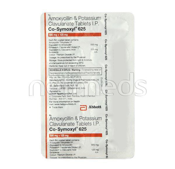 Cosymoxyl 625mg Tablet 10'S (N)