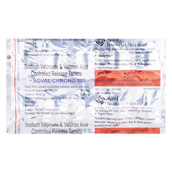 Soval Chrono 500 Tablet 10'S