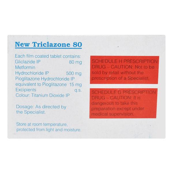 NEW Triclazone 80mg Tablet 10'S