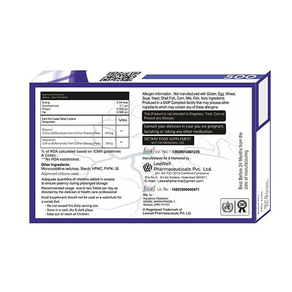 VARICLOSE 500 Tablet 10's