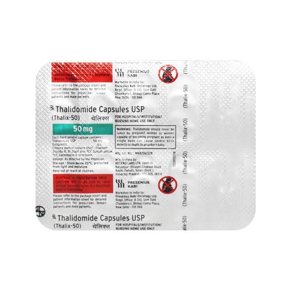 Thalix 50mg Capsule 10'S