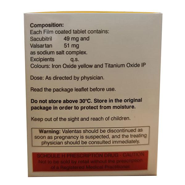 VALENTAS 100 Tablet 10's