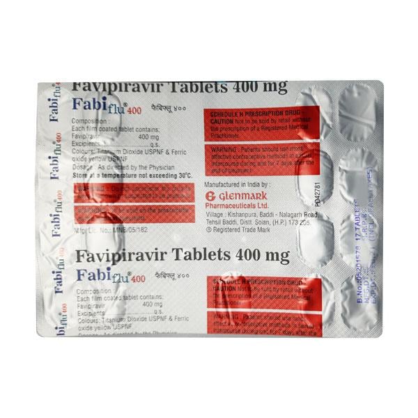 FABIFLU 400 Tablet 17's