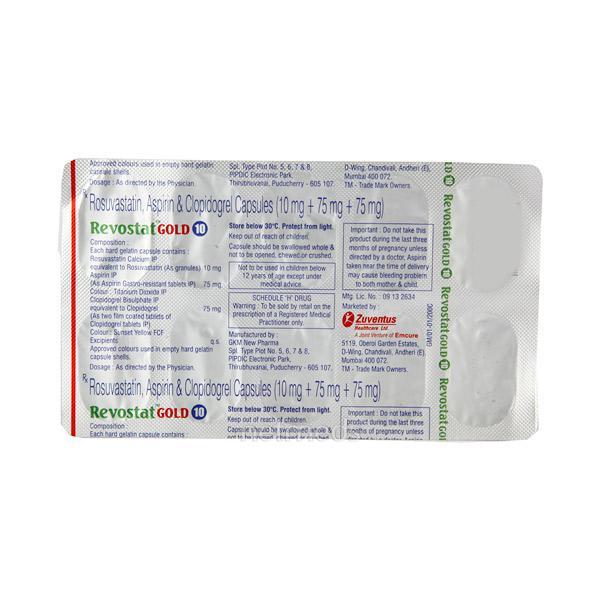 Revostat Gold 10mg Capsule 10'S