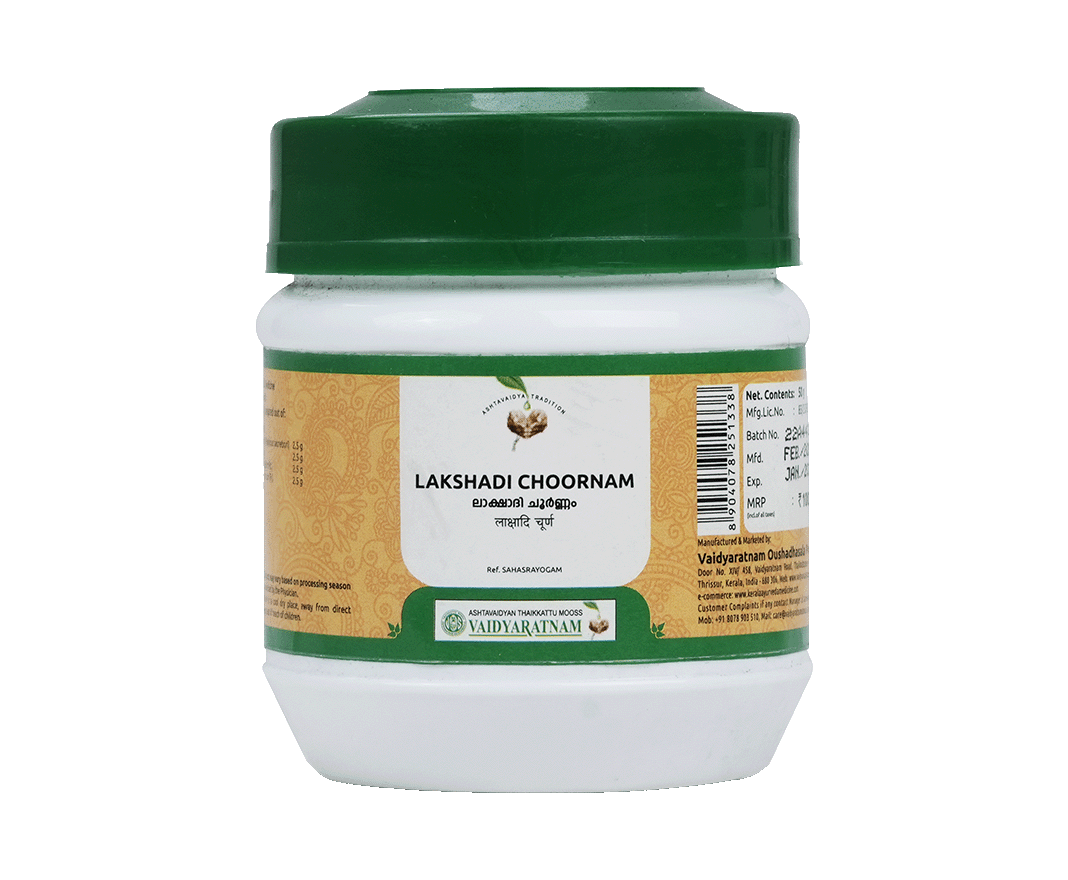 Lakshadi Choornam 50 g - Vaidyaratnam Ayurveda