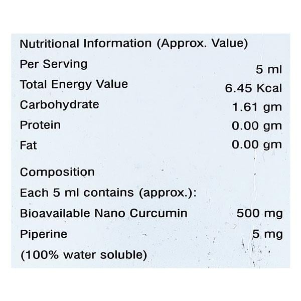 CURCUMEGA Sugar Free Syrup 100ml