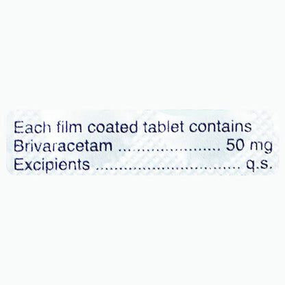 BRIVEPSY 50 Tablet 14's