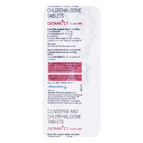 Cetanil CT Tablet 10'S