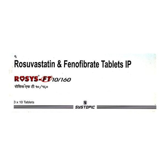 Rosys FT 10/160mg Tablet 10'S