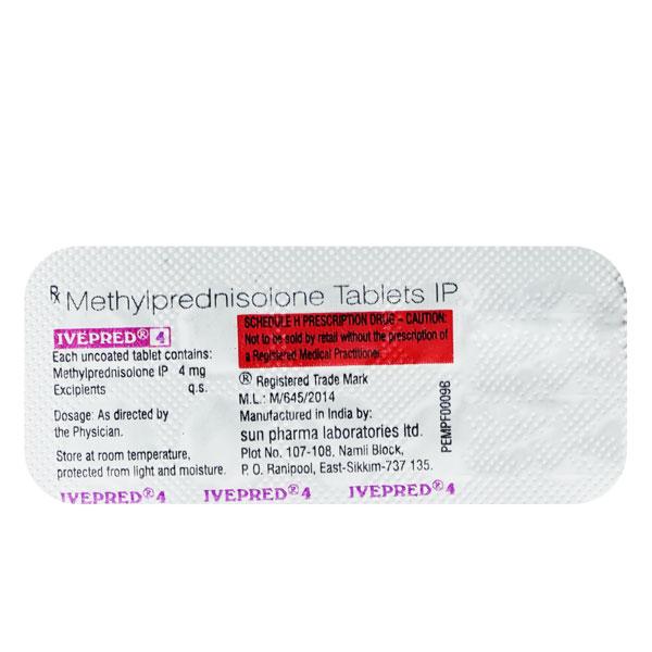 Ivepred 4mg Tablet 10'S