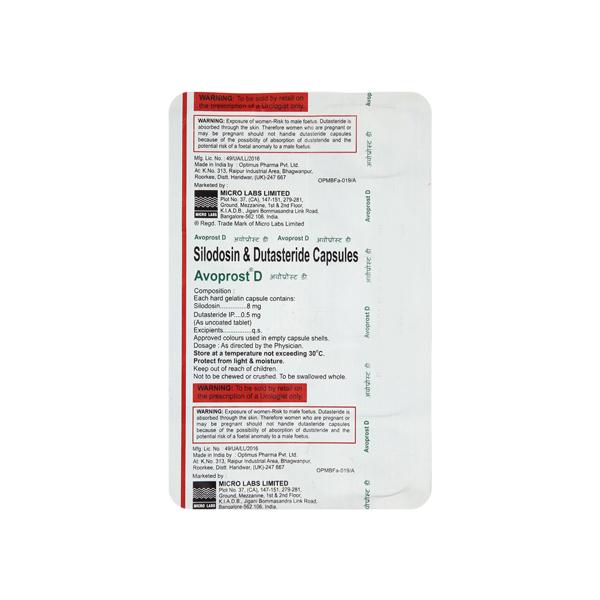 Avoprost D Capsule 10'S