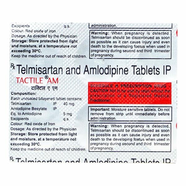 TACTILE AM 40mg Tablet 10's