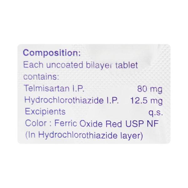 Telma H 80mg Tablet 15'S