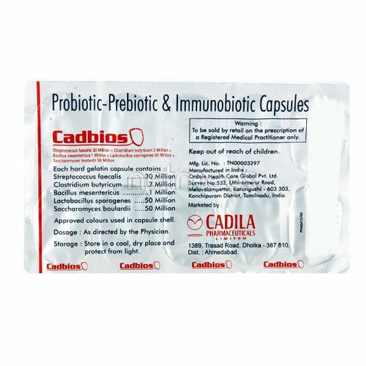 Cadbios Capsule 10'S