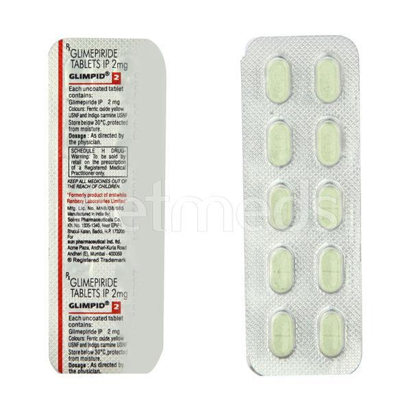 Glimpid 2mg Tablet 10'S
