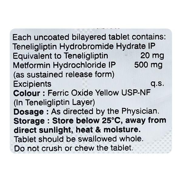 VIDGLIT M 500mg Tablet 10's