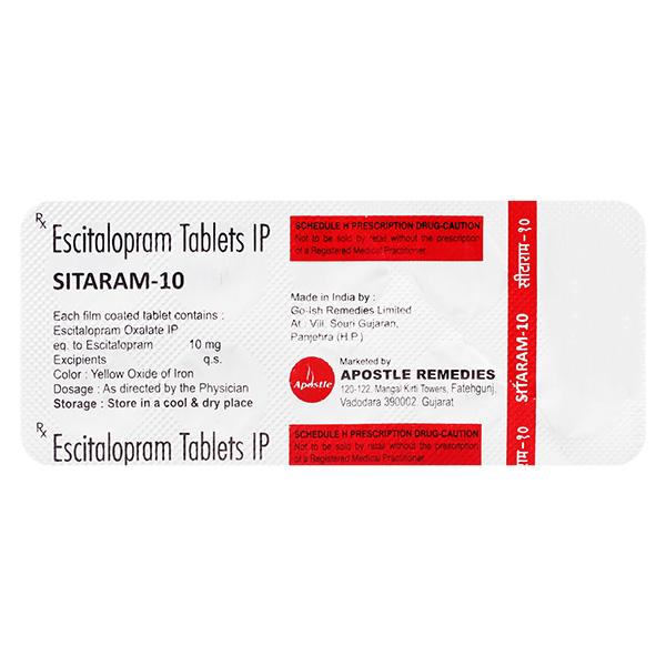 Sitaram 10mg Tablet 10'S