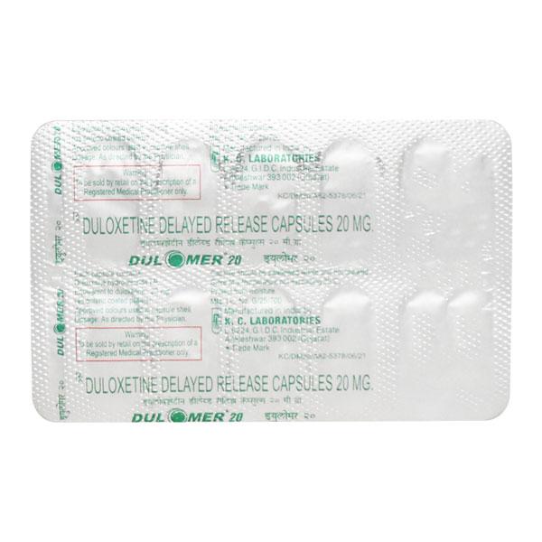 DULOMER 20 Capsule 10's