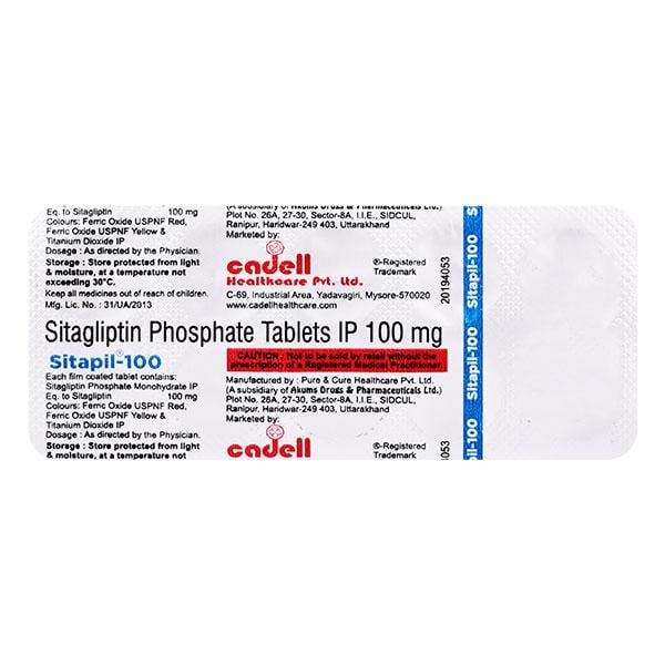 SITAPIL 100 Tablet 10's