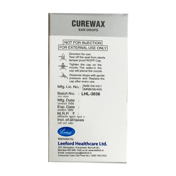 CUREWAX Ear Drops 10ml