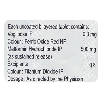 Vogloyd M 0.3/500mg Tablet 15'S
