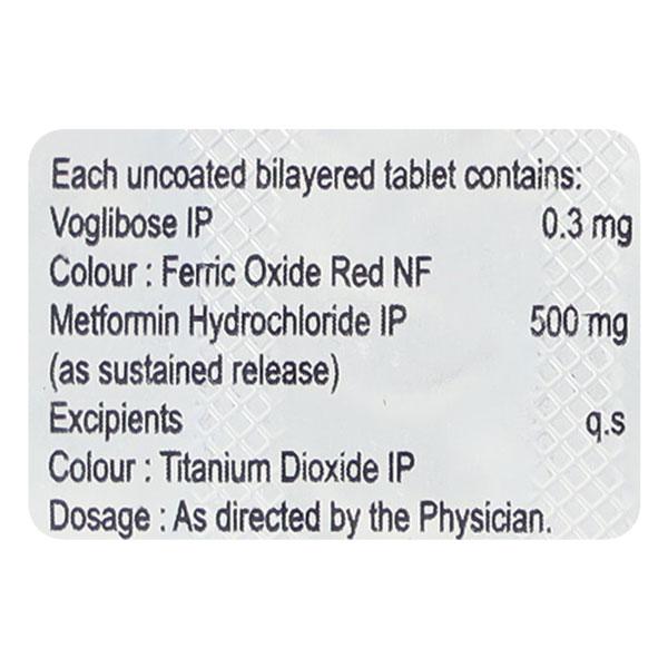 Vogloyd M 0.3/500mg Tablet 15'S