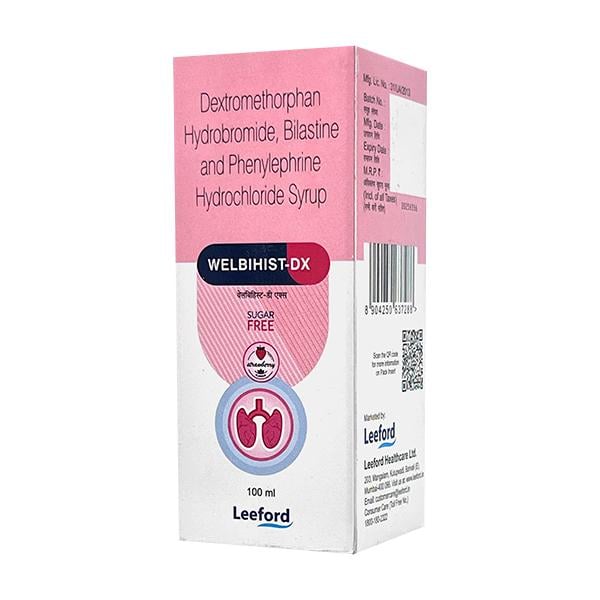 WELBIHIST DX SUGAR FREE Syrup 100ml