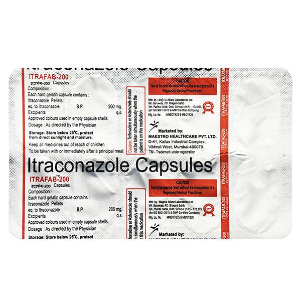 ITRAFAB 200 Capsule 10's