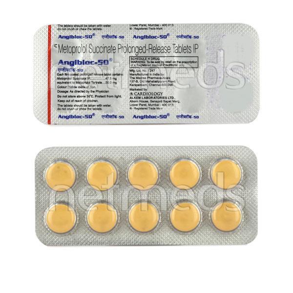 Angibloc 50mg Tablet 10'S