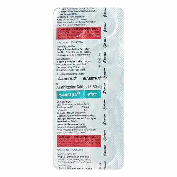 Aretha 50mg Tablet 10'S
