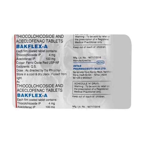 Bakflex A 4 Tablet 10'S