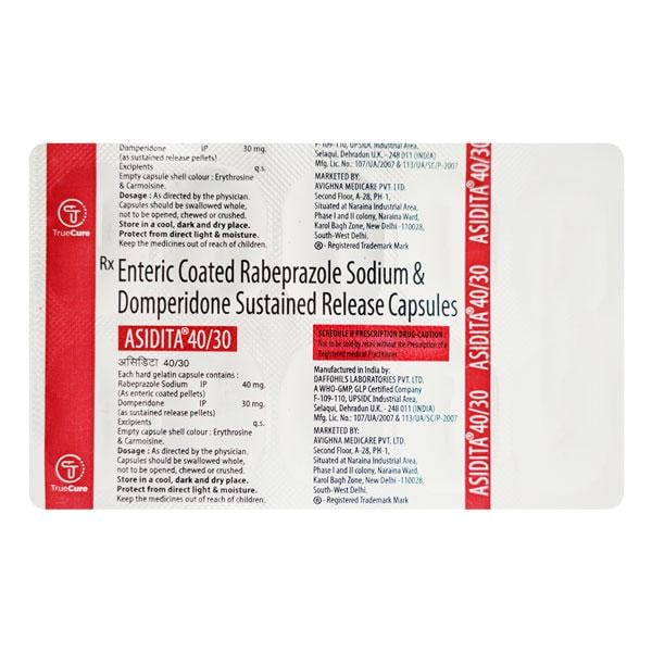 ASIDITA 30/40 Capsule 10's
