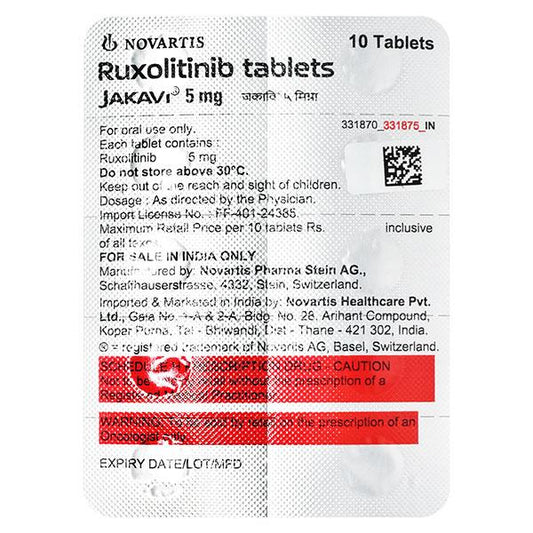 JAKAVI 5mg Tablet 10's
