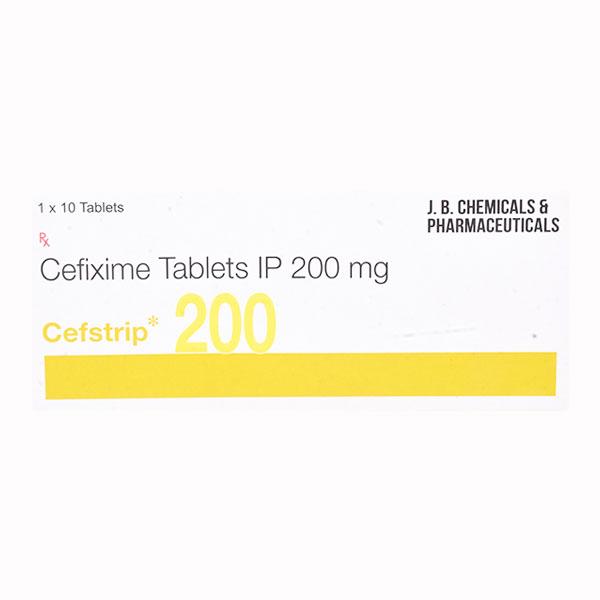 CEFSTRIP 200 Tablet 10's
