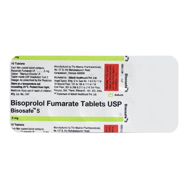 Bisosafe 5mg Tablet 10'S
