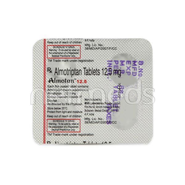 Almotan 12.5mg Tablet 4'S