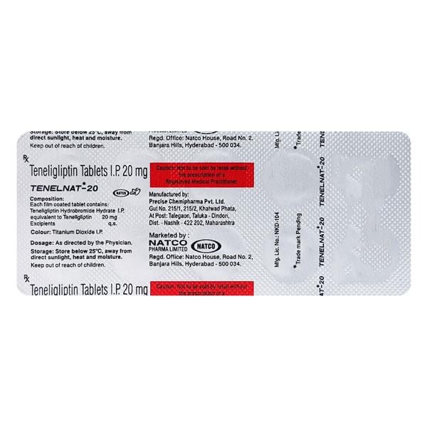 Tenelnat 20mg Tablet 10'S