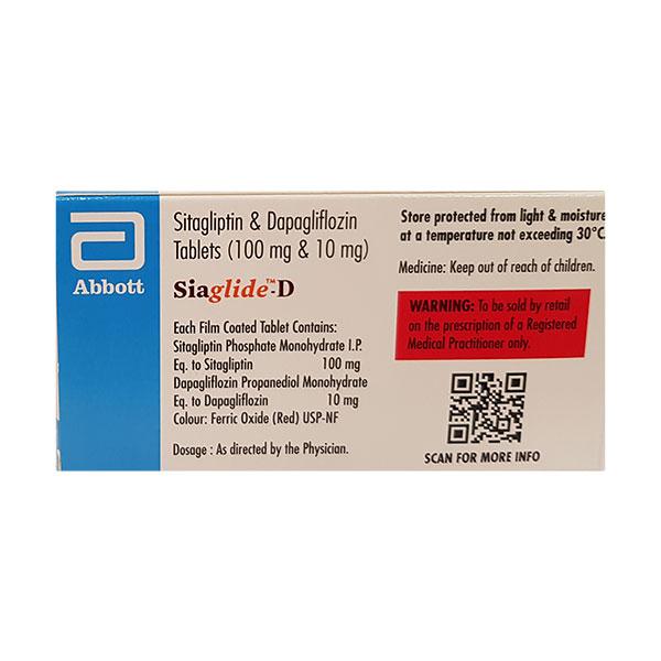 SIAGLIDE D 100+10mg Tablet 10's