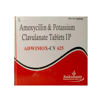 ADWIMOX CV 625 Tablet 6's